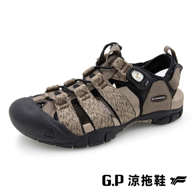 G.P 男款戶外越野護趾鞋G2393M-灰褐色(SIZE:39-44 共三色)