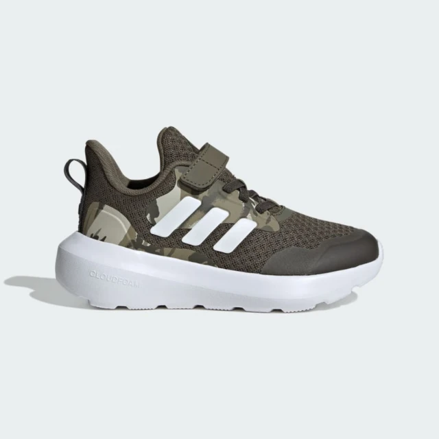 adidas 愛迪達 運動鞋 童鞋 中童 兒童 魔鬼氈 FortaRun 3.0 EL C 綠 IH7704