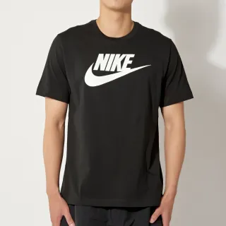【NIKE 耐吉】AS M NSW Tee Icon Futura 男款 黑色 基本款 LOGO 運動 休閒 短袖 上衣 AR5005-010