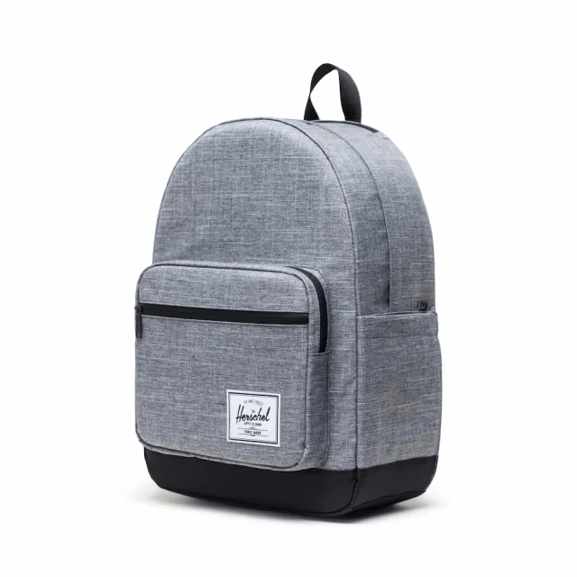 【Herschel】官方直營 16吋筆電包 Pop Quiz 25L 後背包(灰)