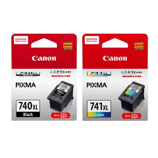 【Canon】1黑1彩組★PG-740XL+CL-741XL 高容量原廠墨水匣 適用 MG3670