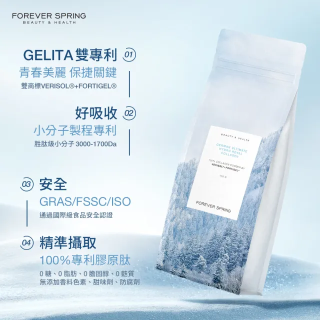 【IvyMaison】FS德國皇家水解膠原蛋白粉 108g(冷水速溶無腥味吃美麗又保捷關鍵雙專利預防保健照顧)