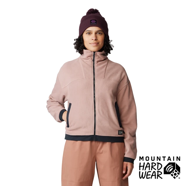 Mountain Hardwear Powder Maven Fleece Full Zip Jacket 高領保暖刷毛短版外套 女 茶晶棕#2077661