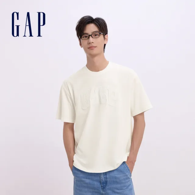 【GAP】男女裝 Logo/小熊布章純棉圓領短袖T恤-多款任選(637270&637867&637606)