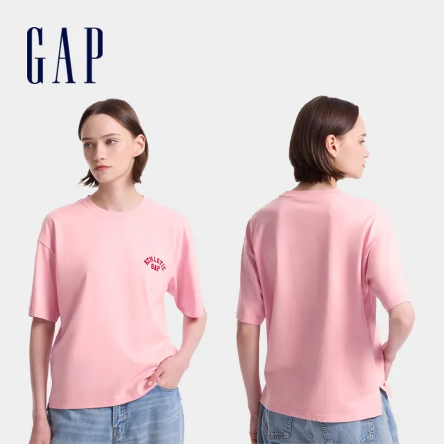 【GAP】男女裝 Logo/小熊布章純棉圓領短袖T恤-多款任選(637270&637867&637606)