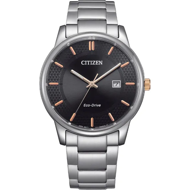 【CITIZEN 星辰】光動能經典手錶-黑/40mm 錶 生日禮 送禮(BM6977-70E)