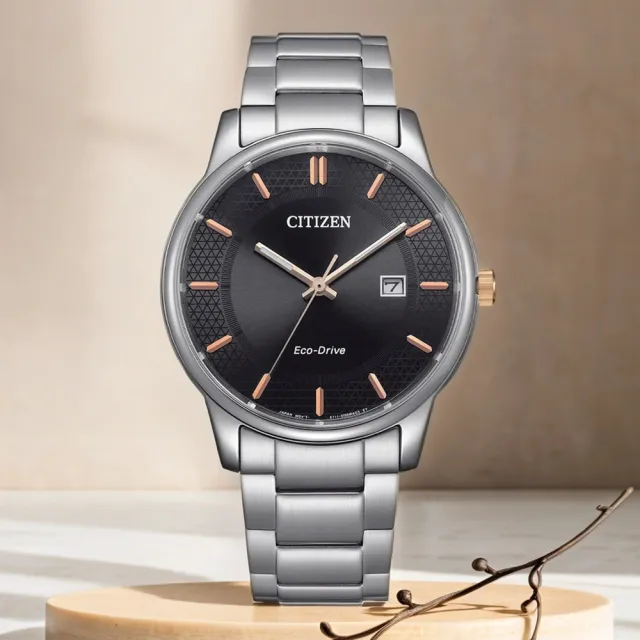 【CITIZEN 星辰】光動能經典手錶-黑/40mm 錶 生日禮 送禮(BM6977-70E)