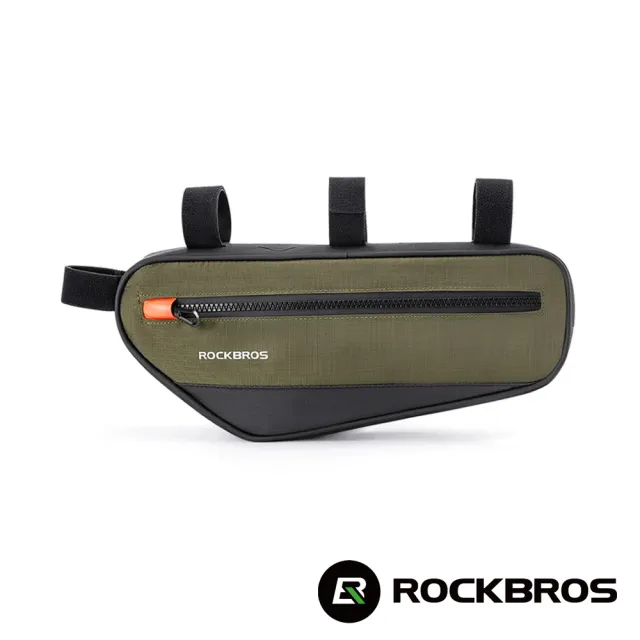 【ROCKBROS】洛克兄弟 自行車大容量下管包 1.7L(三角包/車包/收納包/車袋/單車/導航/30120079001)