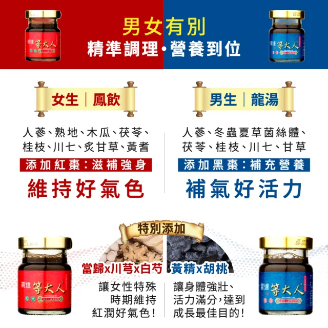 【JENDAE 震達】等大人龍湯飲品 3盒組(4入/盒、共12入、成長關鍵、精準調理、溫順滋補)