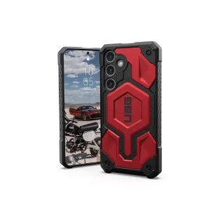 【UAG】Galaxy S24+ 頂級版耐衝擊保護殼-紅金(支援無線充電 10年保固)