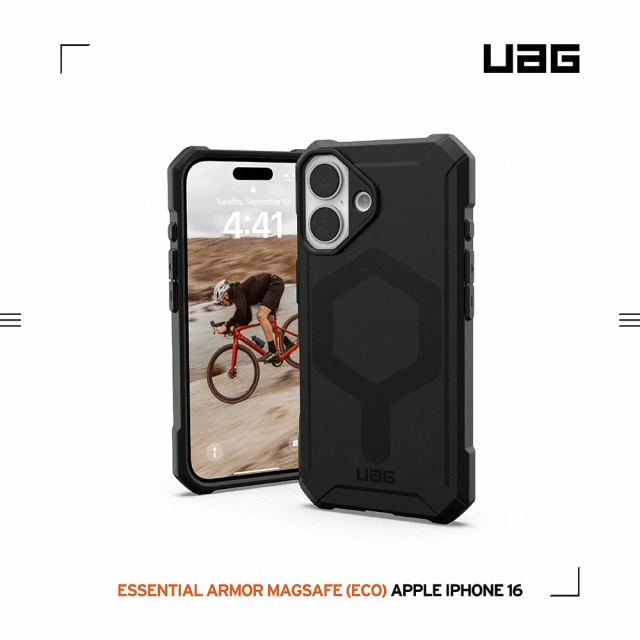 UAG iPhone 16 Plus 磁吸耐衝擊全透保護殼-