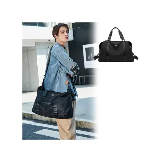 【SPRING】交換禮物 尼龍大容量多功能中性手提包肩背包斜背包旅行包學生書包(日系簡約中性尼龍旅行 