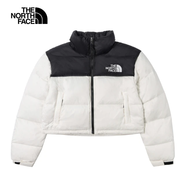 The North Face 北面女款米白色防潑水短版羽絨外套｜5GGEROU