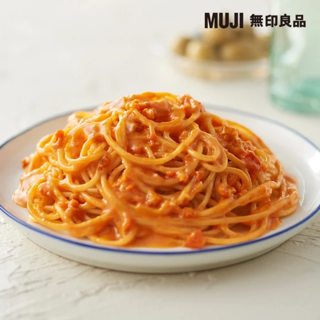 MUJI 無印良品 義大利麵醬 紅雪蟹番茄鮮奶油 １３０ｇ/１人份