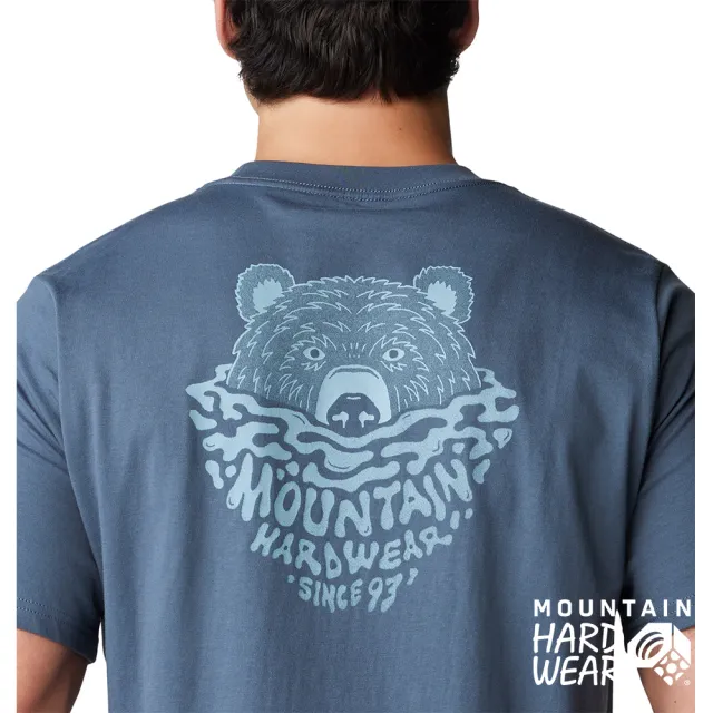 【Mountain Hardwear】MHW Bear™ Short Sleeve 熊熊圓領短袖上衣 男款 滿月藍 #2079841
