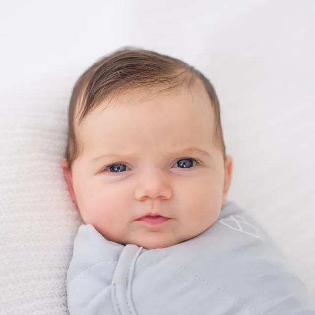 【Summer infant】聰明懶人靜音舒眠包巾-工程條紋2入組(獨特靜音沾黏布料設計)