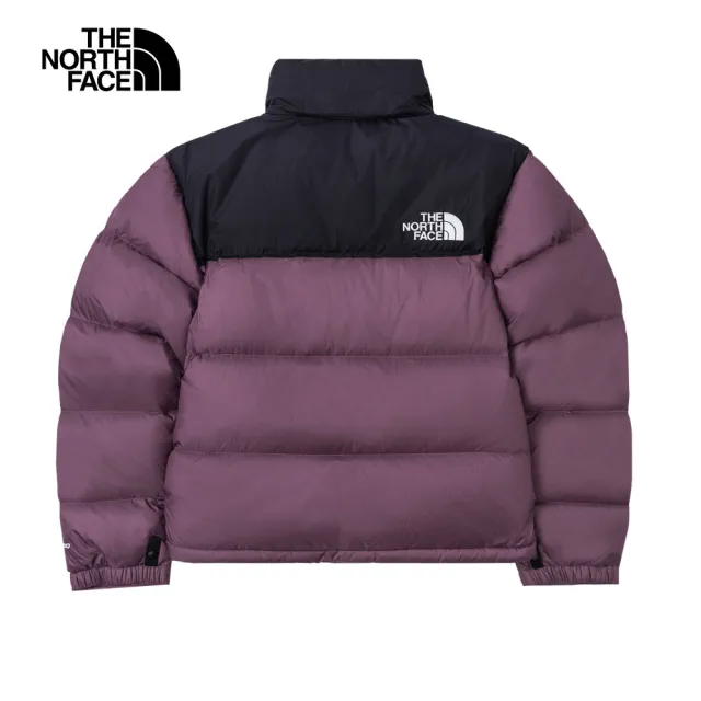 【The North Face 官方旗艦】經典1996-北面女款紫色DWR防潑水羽絨外套｜3XEO53I(700蓬鬆度)