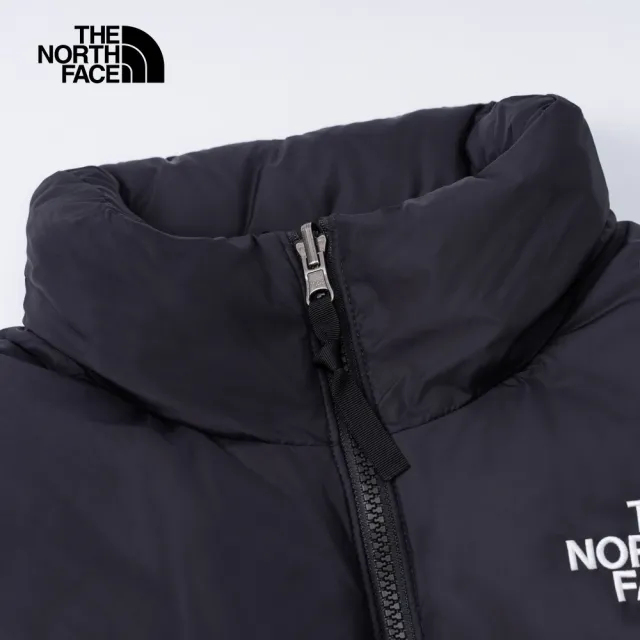 【The North Face 官方旗艦】經典1996-北面女款紫色DWR防潑水羽絨外套｜3XEO53I(700蓬鬆度)