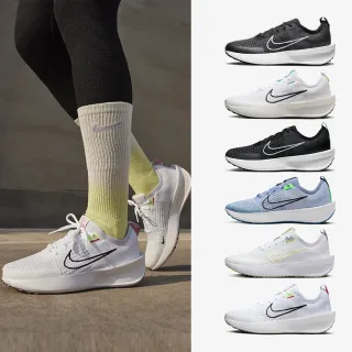 【NIKE 耐吉】運動鞋 跑鞋 慢跑鞋 W NIKE INTERACT RUN 女鞋 男鞋 黑白藍 輕量 透氣 多款(FD2292-003&)