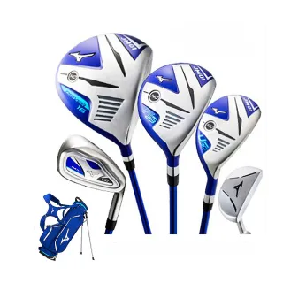 【MIZUNO 美津濃】JM01 整組兒童高爾夫套桿組 含袋10件組 與日本同步販售(約130-150公分 大童男女適用)