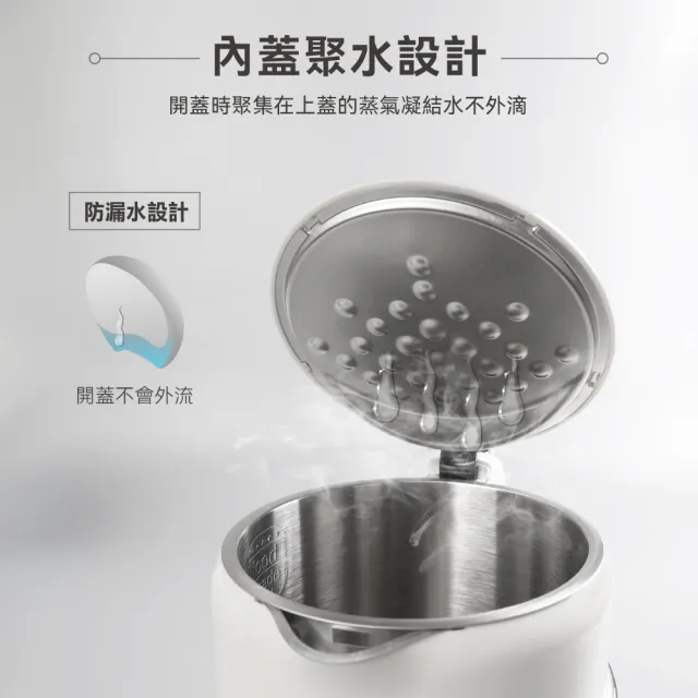 【SABA】1.7L 智能溫控快煮壺 SA-HK45 超大螢幕 快煮壺 雙層隔熱 大功率
