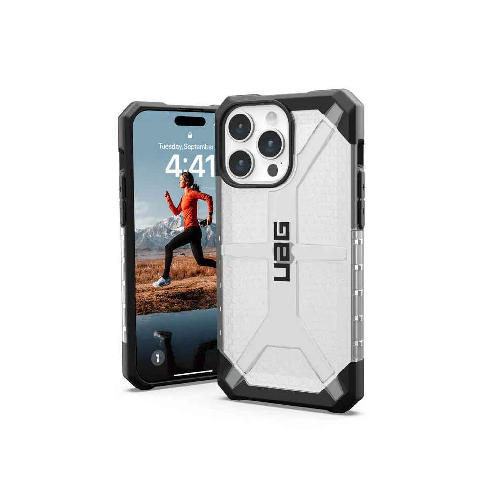 【UAG】iPhone 15 Pro Max 耐衝擊保護殼-透明(吊繩殼 支援無線充電)