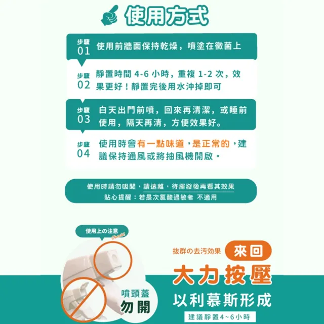 【寶媽咪】下殺買1送1台灣製除黴慕斯(除過十年不長/抑菌根除/天然環保成分/除霉/黴問題/霉問題)