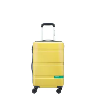 【DELSEY 法國大使】BENETTON NOW HARDSIDE-20吋旅行箱-黃色(B0376280145)