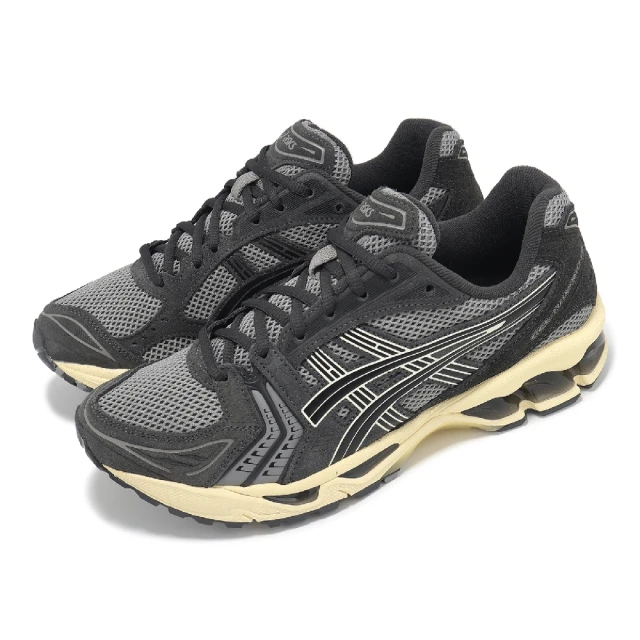 asics 亞瑟士 休閒鞋 GEL-Kayano 14 男鞋 女鞋 碳黑 灰 米白 復古 緩衝 千禧跑鞋 亞瑟士(1203A540020)