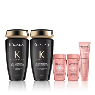 【KERASTASE 巴黎卡詩】髮浴250ml二入組(黑鑽極萃逆時)