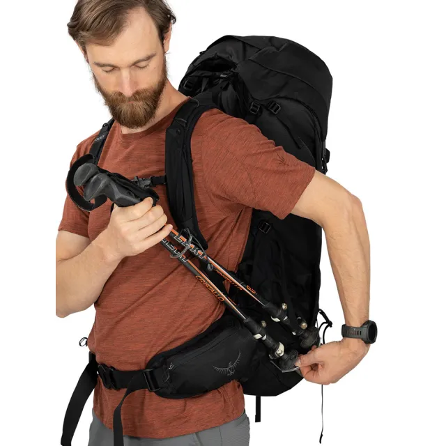 【Osprey】雙11 Talon 44 輕量化運動背包 男 陶瓷藍(單車背包 旅行背包 輕量後背包 快速移動登 