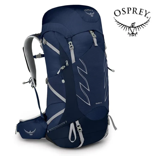 【Osprey】Talon 44 輕量化運動背包 男 陶瓷藍(單車背包 旅行背包 輕量後背包 快速移動登