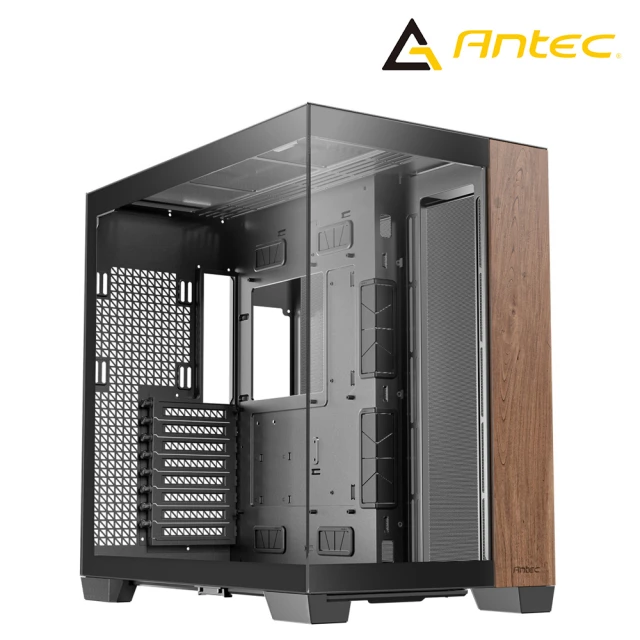 Antec 安鈦克 C8 Wood E-ATX電腦機殼(黑色)