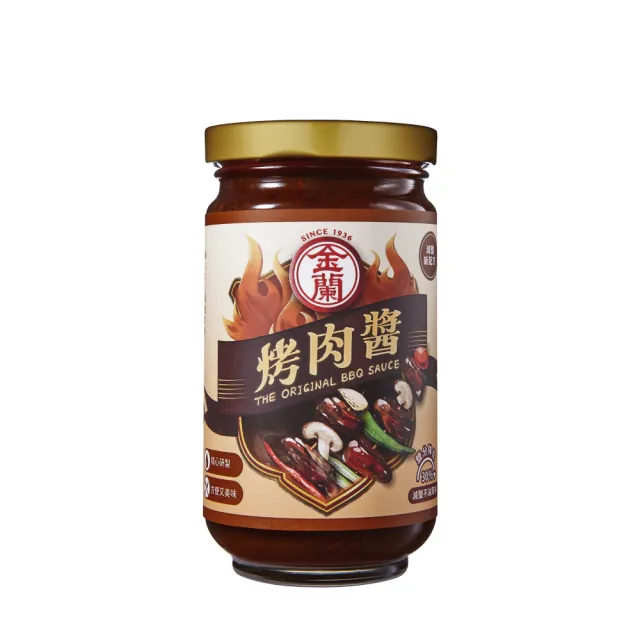 【金蘭食品】烤肉醬三重奏(烤肉醬240g+蜜汁烤肉醬240g+辣味烤肉醬590ml)