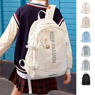 【MAISY】日系多功能防潑水雙肩後背包(防水包 現+預  共六色)