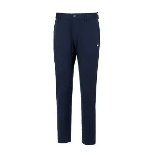 【LE COQ SPORTIF 公雞】高爾夫系列 男款藏青色質感舒適刺繡LOGO抗UV長褲 QGU8J850