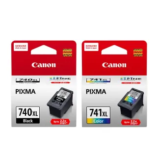 【Canon】1黑1彩組★PG-740XL+CL-741XL 高容量原廠墨水匣(適用機型：MG3670/MG3170/MG4170/MG2270/MG3270)