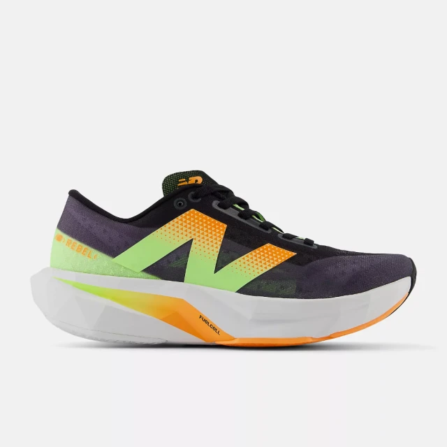 NEW BALANCE NB 慢跑鞋 女鞋 運動鞋 緩震 黑螢光綠 WFCXCG4-D楦(4387)