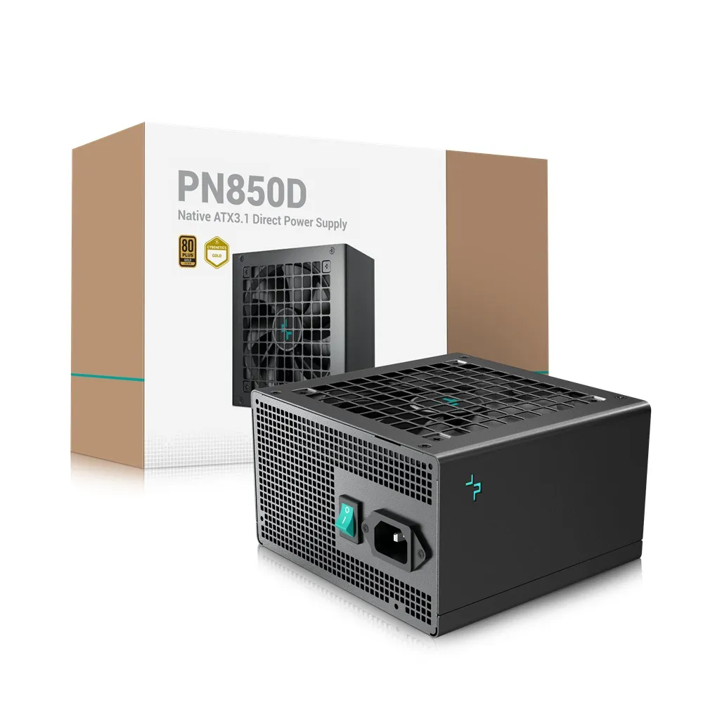 【DeepCool】九州風神 PN850D 850W 金牌 電源供應器(直出線/ATX3.1/PCIE 5.1)