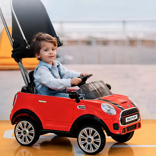 【Smartmom】Mini Cooper 兒童汽車造型滑步手推車 Push Car(台灣獨家代理)