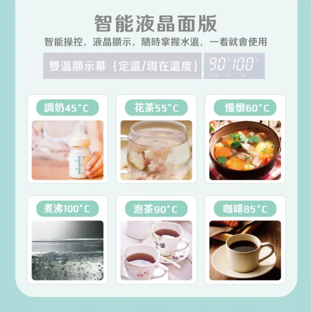 【台隆手創館】THOMSON 智能溫控玻璃養生壺 TM-SAK35(快煮壺 熱水壺)