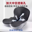 【DaoDi】買一送一坐墊 護腰靠墊升級記憶棉辦公椅靠墊(椅背靠墊 減壓坐墊  靠枕 腰靠 座墊 靠腰墊)