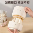 【MUAN】雙層旋轉筆筒 辦公文具收納盒 桌上小物收納 刷具收納桶 多功能筆筒