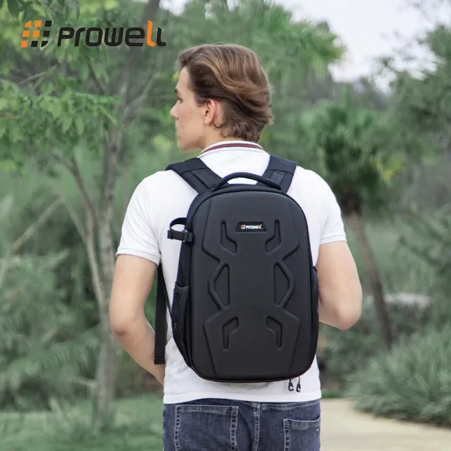 【Prowell】兩機多鏡EVA硬殼相機包後背包 無人機包 攝影背包 大容量後背包 WIN-23018 贈防