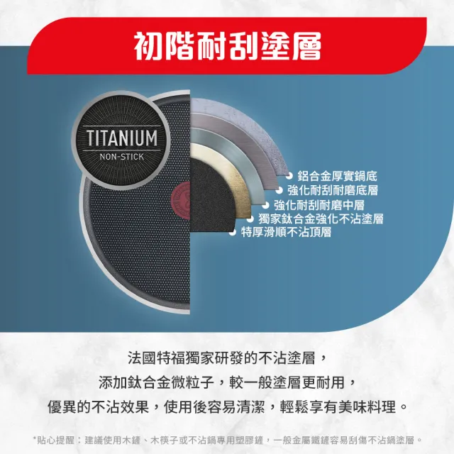 【Tefal 特福】法國製巧變精靈系列可拆式不沾鍋6件組-極光灰