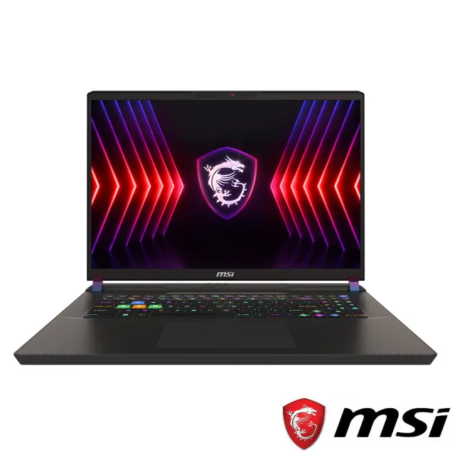 【MSI 微星】17吋i9 RTX4070電競筆電(Vector17 HX/i9-14900HX/32G/1T/W11/A14VGG-208TW)黑神話悟空適用