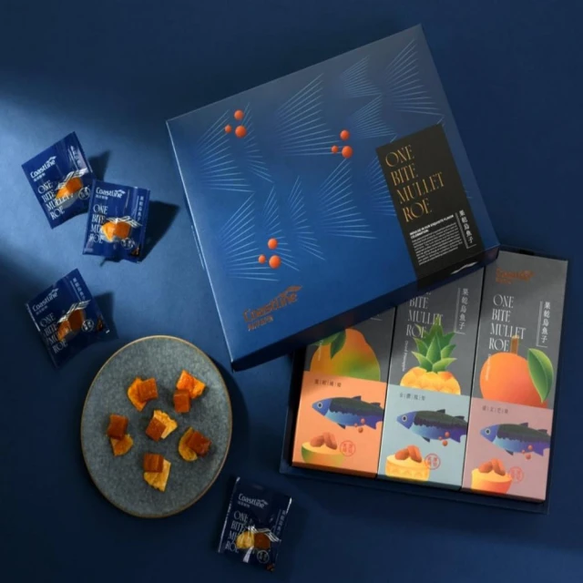 一口吃烏魚子