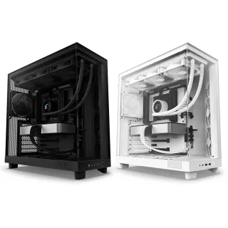 【NZXT 恩傑】H6 Flow ATX 玻璃側透電腦機殼(內建靜音扇x3/限時送F140Qx2)