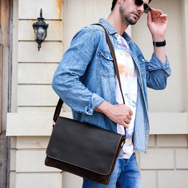 LANMEIYA 雷米亞 真皮亮面鏈條後背包 手提包(Y59