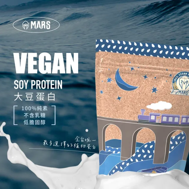 【MARS 戰神】VEGAN 大豆蛋白(蜜豆奶/33.3份)